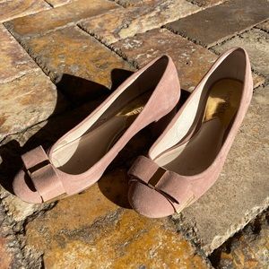 Micheal Kors Kitten Heel Suede